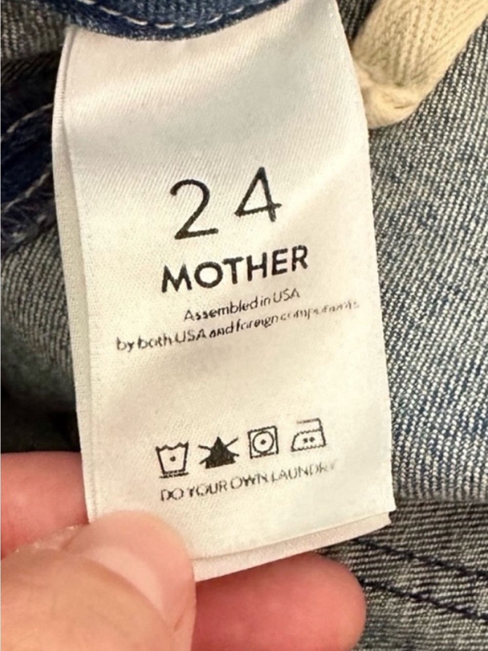 MOTHER Lace Up Roller Crop Jeans - Picture 5 of 8
